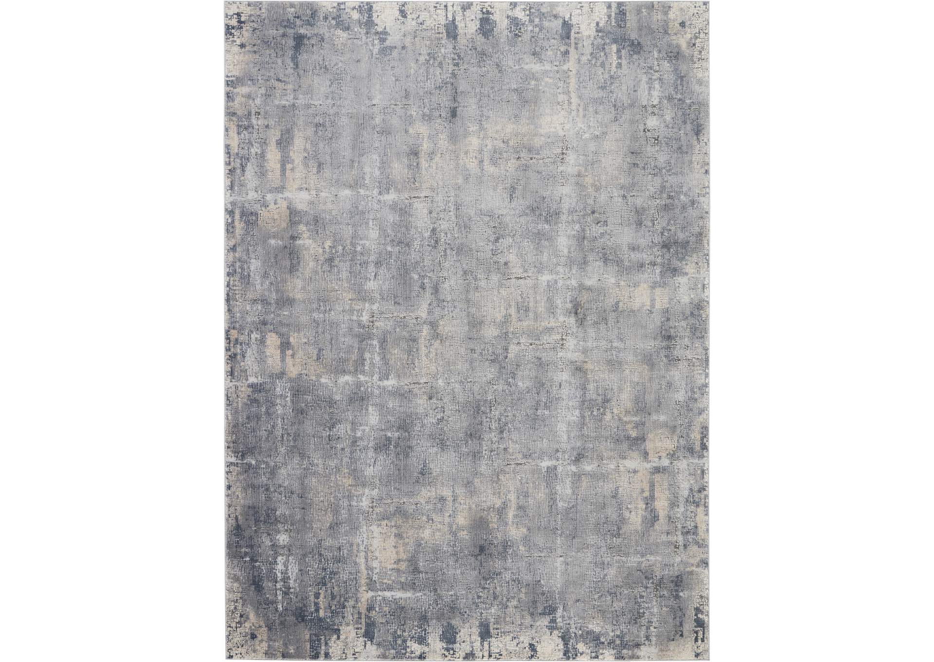 Nourison Rustic Textures RUS06 Grey and Beige 9'x13' Oversized Rug,Nourison
