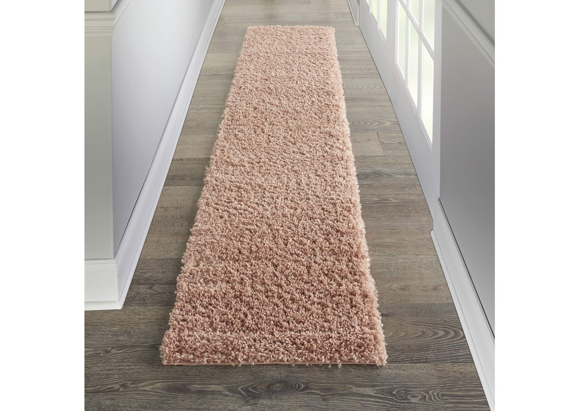 Nourison Malibu Shag 10' Runner Area Rug,Nourison