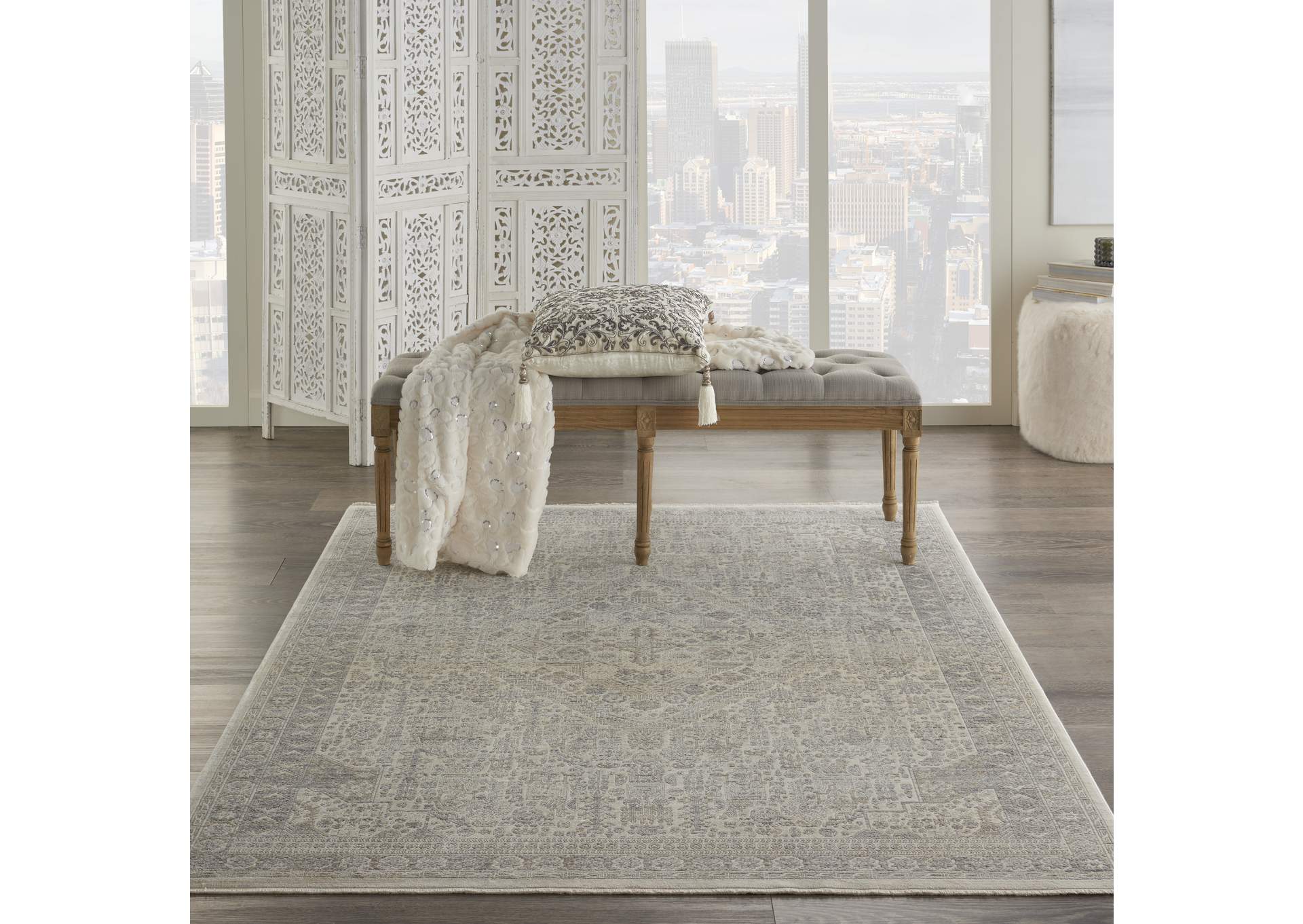 Nourison Lustrous Weave 5' x 8' Area Rug,Nourison