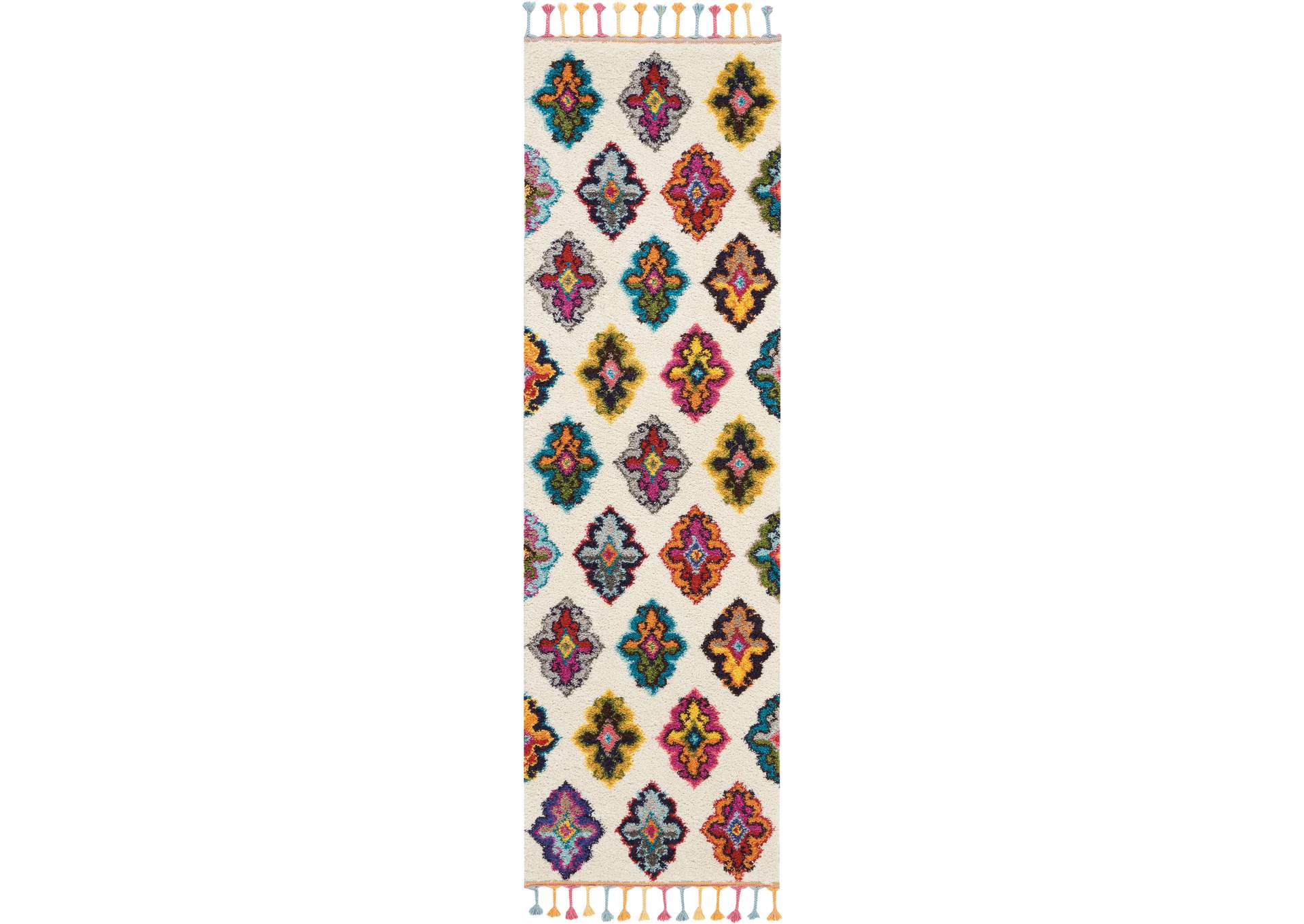 Nourison Nomad NMD06 Multicolor 6' Runner Hallway Rug,Nourison