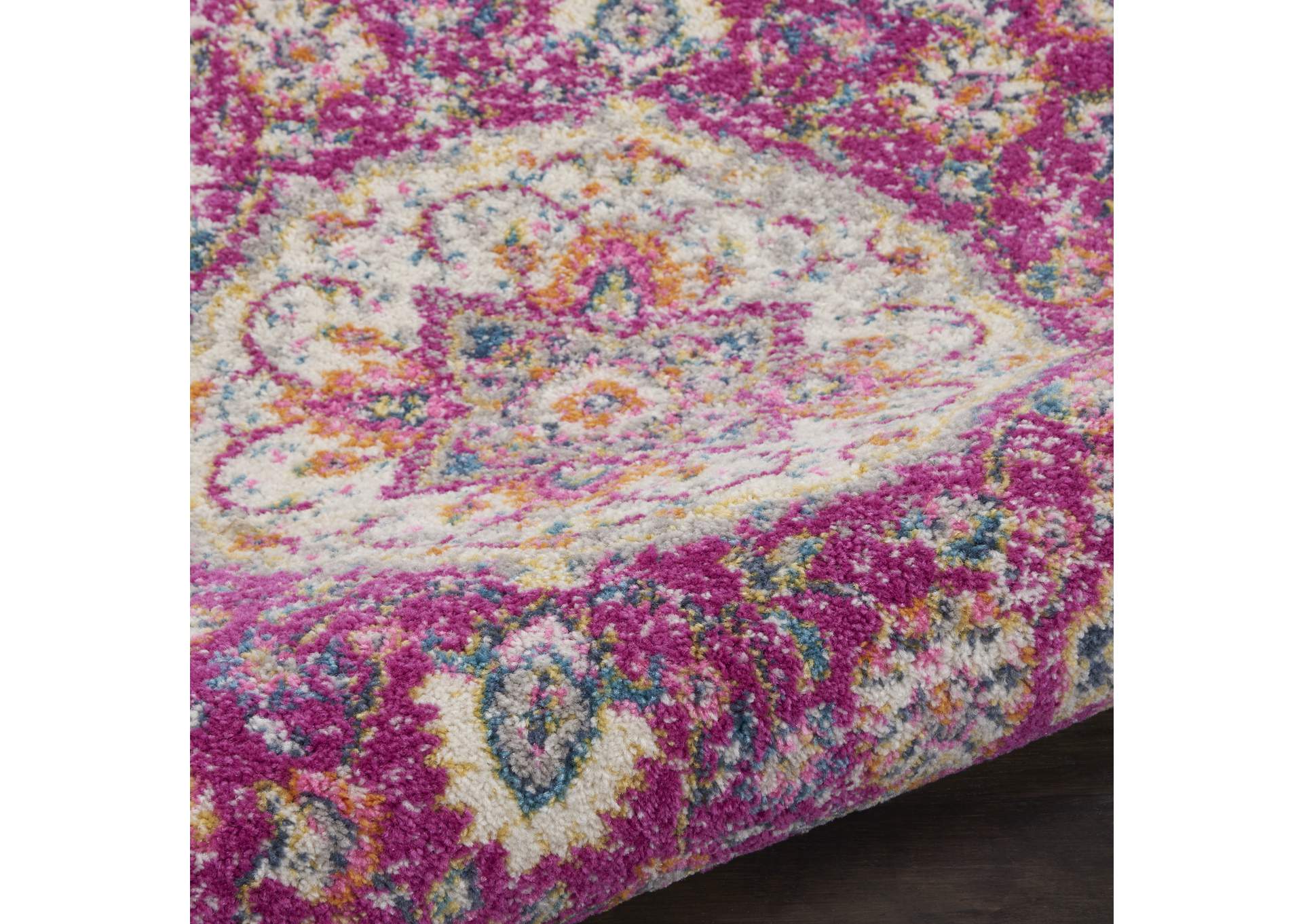 Nourison Passion Bohemian Pink Colored Area Rug,Nourison