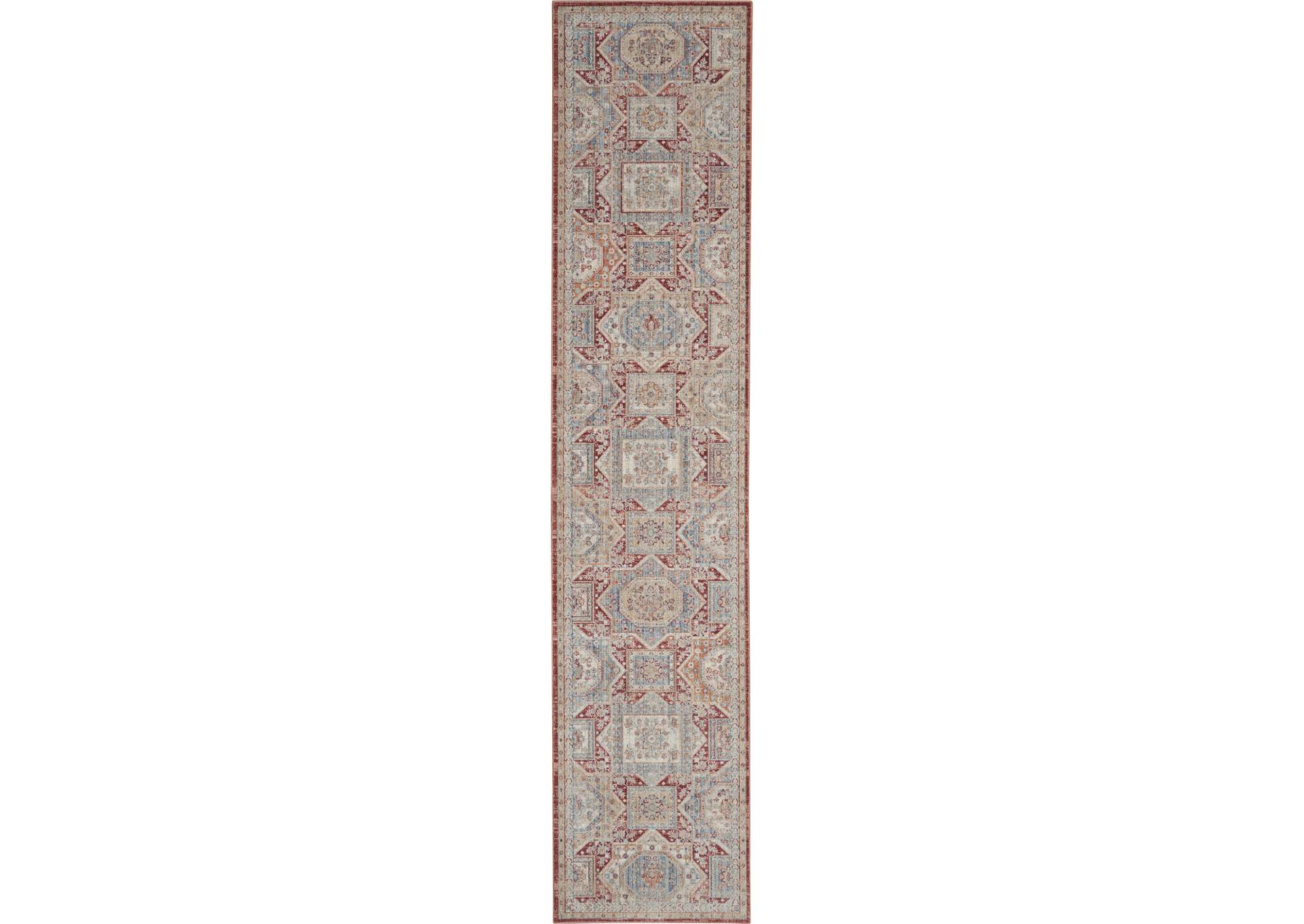 Nourison Homestead 12' Runner Traditional Area Rug,Nourison