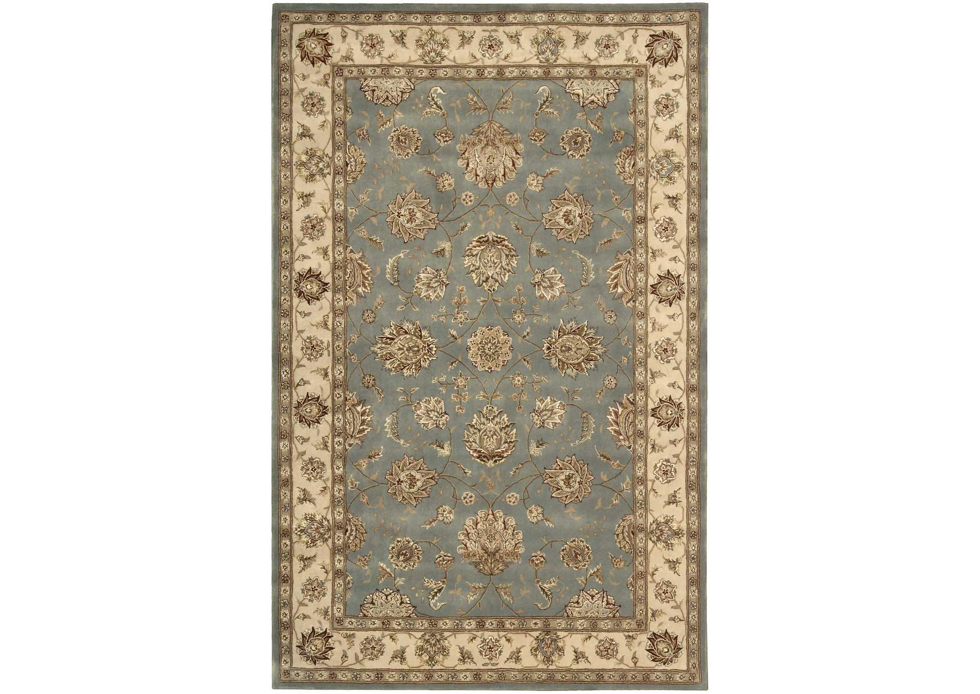 Nourison 2000 2210 Blue 6'x9' Area Rug,Nourison