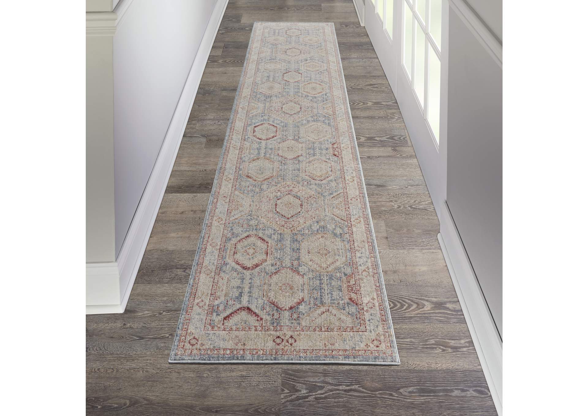 Nourison Homestead 12' Runner Traditional Area Rug,Nourison