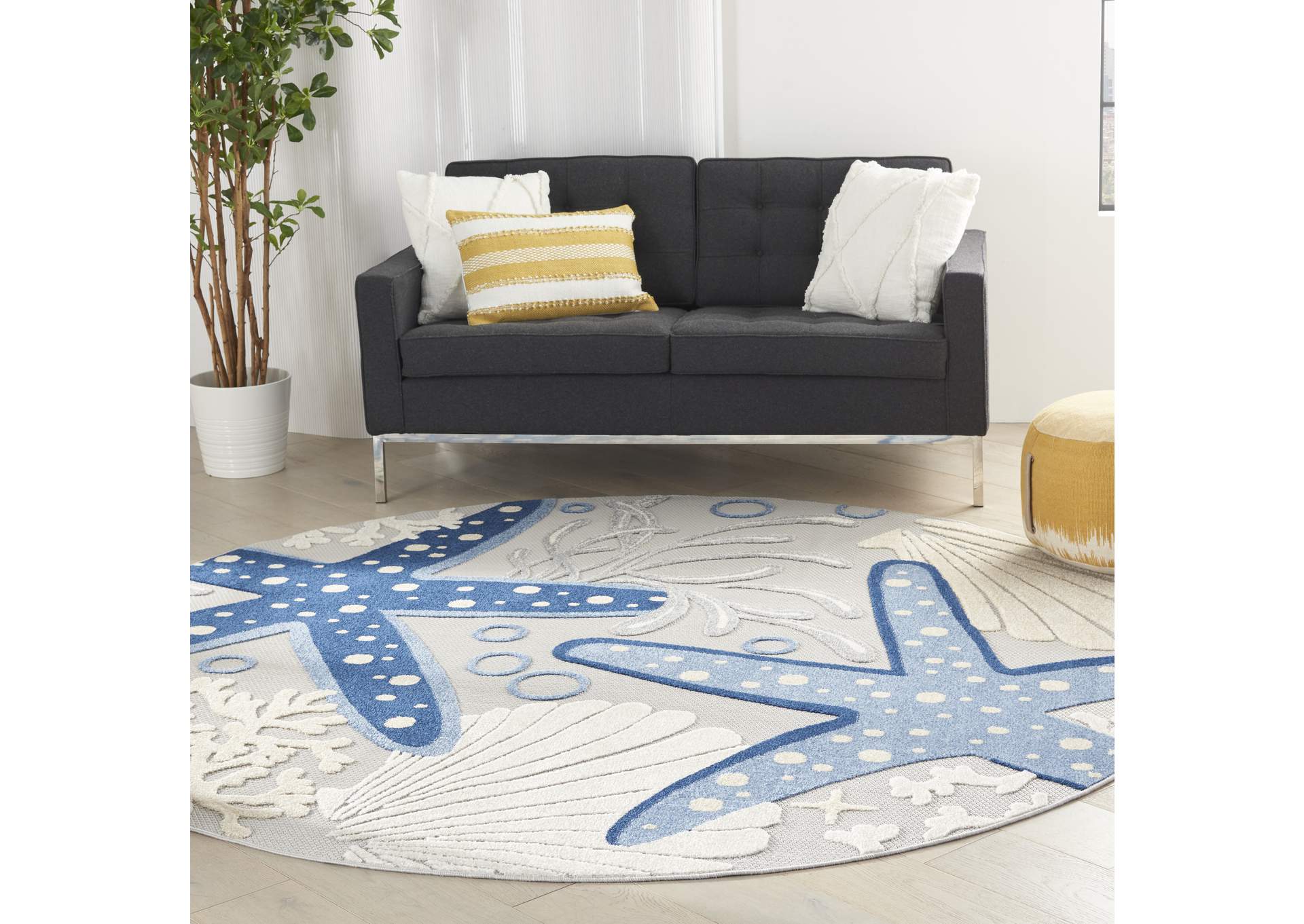 Nourison Aloha 8' Round Area Rug,Nourison