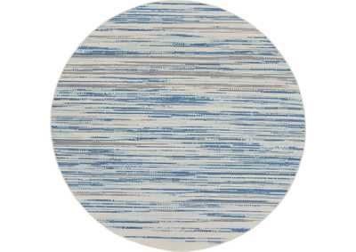 Image for Nourison Jubilant 8' Round Blue Area Rug