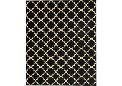 Image for Nourison Grafix GRF08 Black 8'x10' Large Rug