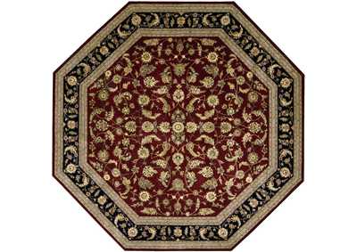 Image for Nourison 2000 2002 Dark Red Multicolor 10' Octagon Area Rug