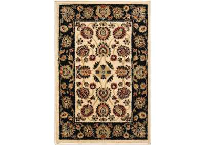 Image for Nourison Delano 2'x3' White and Black Area Rug