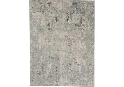 Image for Nourison Rustic Textures RUS07 Ivory and Grey 9'x13' Oversized Rug
