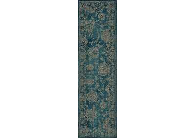 Image for Nourison 2020 NR202 Teal 8' Runner Area Rug