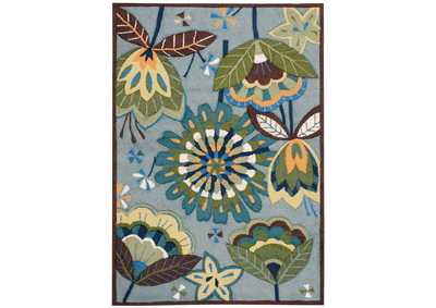 Image for Nourison Fantasy FA12 Blue 4'x6' Area Rug