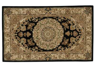 Image for Nourison 2000 2233 Black 3'x5' Area Rug