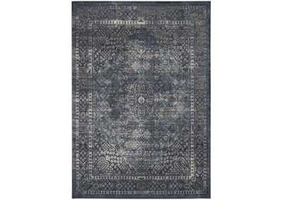 Image for kathy ireland Home Malta MAI01 Dark Blue 9'x12' Rug