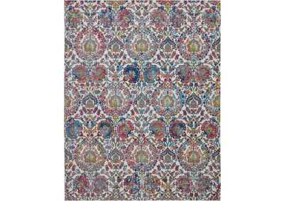 Image for Nourison Ankara Global ANR06 Blue and Ivory 8'x10' Large Low-pile Rug