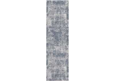 Image for Nourison Rustic Textures RUS05 Grey 8' Runner Hallway Rug