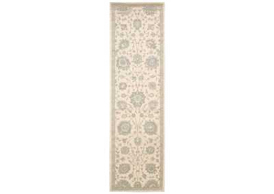 Image for Nourison Luminance LUM06 Beige 8' Runner Hallway Rug