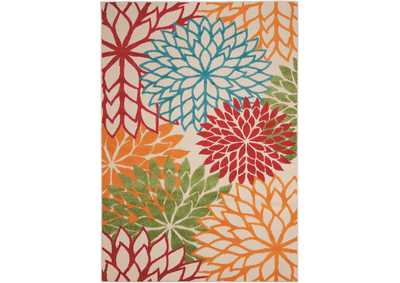 Image for Nourison Aloha ALH05 Green 4'x6' Indoor-outdoor Area Rug