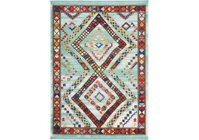 Image for Nourison South Western NAV02 Blue Multicolor 8'x11' Oversized Rug