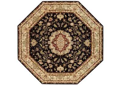 Image for Nourison 2000 2028 Black 10' Octagon Area Rug