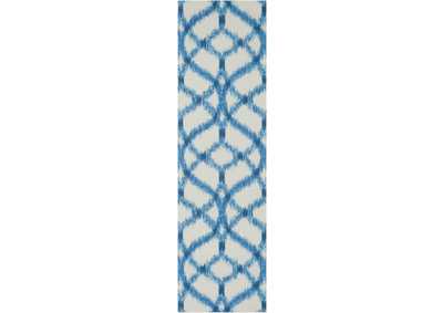 Image for Waverly Sun N Shade SND05 Green 8' Runner Hallway Rug