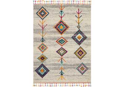 Image for Nourison Nomad NMD04 Grey Multicolor 5'x8' Scandinavian Area Rug