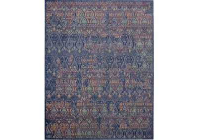 Image for Nourison Ankara Global ANR08 Navy Blue Multicolor 9'x12' Oversized Low-pile Rug