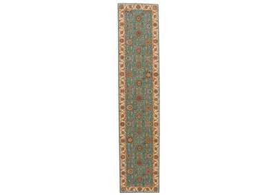 Image for Nourison Living Treasures LI05 Blue 12' Runner Hallway Rug