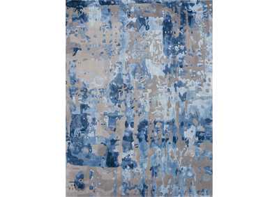 Image for Nourison Prismatic 6'x8' Blue Grey Area Rug