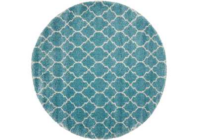 Image for Nourison Amore AMOR2 Blue 8' Round Rug