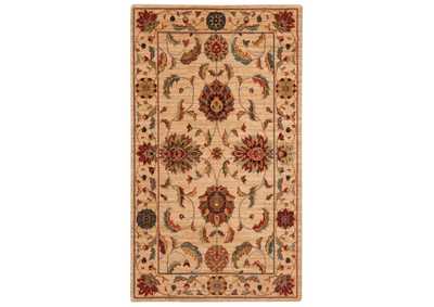 Image for Nourison Living Treasures LI04 Beige and Red 3'x5' Area Rug