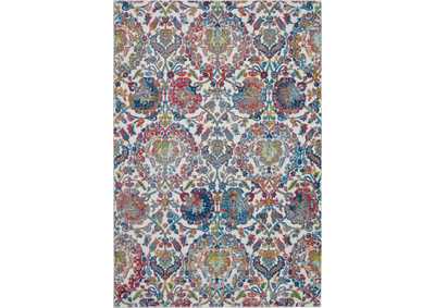Image for Nourison Ankara Global ANR06 Blue and Ivory 4'x6' French Country Area Rug