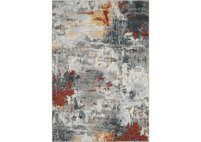 Image for Nourison Artworks ATW03 Grey Multicolor 6'x8' Abstract Area Rug