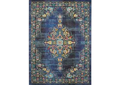 Image for Nourison Passionate PST01 Dark Blue Multicolor 9'x12' Oversized Rug