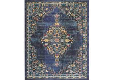 Image for Nourison Passionate PST01 Dark Blue Multicolor 8'x10' Large Rug
