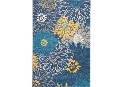 Image for Nourison Passion PSN17 Blue 4'x6' Floral Area Rug