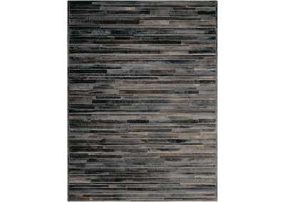 Image for Calvin Klein Home Prairie PRA1 Black 6'x8' Area Rug