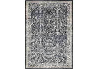 Image for Malta by kathy ireland Home MAI12 Navy/Ivory 4'x6' Area Rug