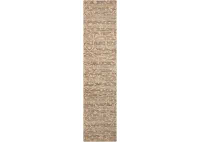 Image for Nourison Silk Elements SKE22 Beige 10' Runner Hallway Rug