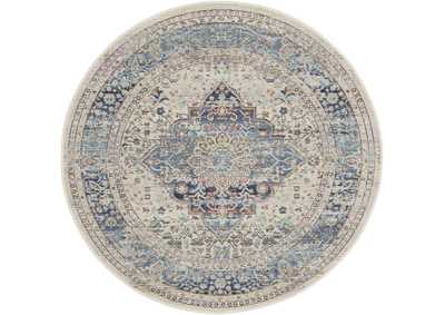 Image for Nourison Vintage Kashan 4' Round Area Rug