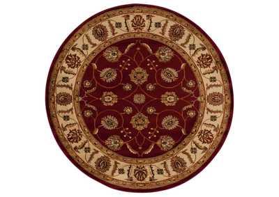 Image for Nourison Paramount PAR09 Red 5' Round Area Rug