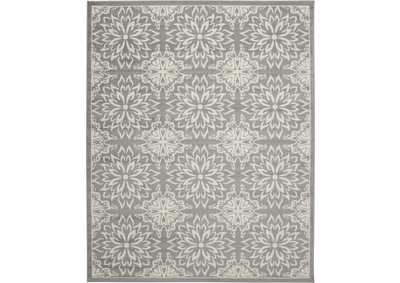 Image for Nourison Jubilant JUB06 Grey 9'x12' Large Floral Rug