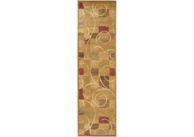 Image for Nourison Expressions XP01 Beige 8' Runner Hallway Rug