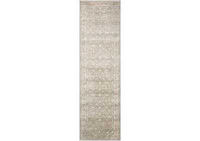 Image for Nourison Euphoria EUP05 Grey 8' Runner Hallway Rug