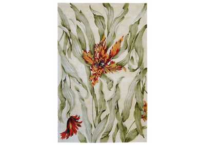 Image for Nourison Tropics TS01 White 5'x8' Area Rug