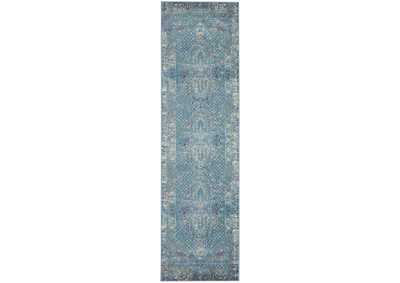 Image for Nourison Passion 6' Runner Blue Area Rug