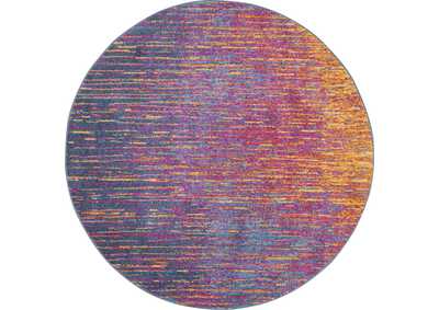 Image for Nourison Passion PSN09 Multicolor 8' Round Colorful Area Rug