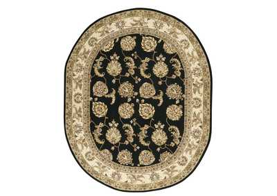 Image for Nourison 2000 8' x 10' Oval Black Area Rug