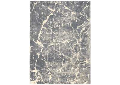 Image for kathy ireland Home Sahara KI393 Charcoal Grey 4'x6' Area Rug