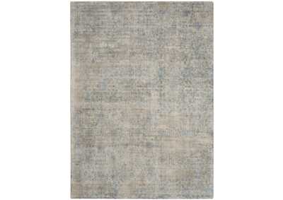Image for kathy ireland Home Desert Skies DSK06 Beige and Blue 9'x12' Oversized Rug